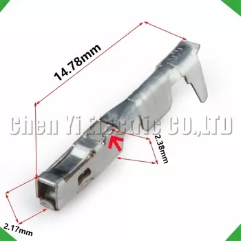 20 шт. 0,64 мм обжимные штифты для проводов «папа» или «мама» для 1924955 -1 2035334 -1 Оболочка автомобильных разъемов Вилка жгута проводов