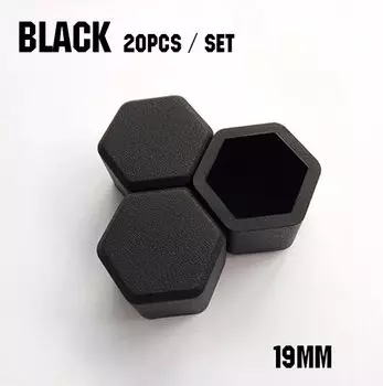 20 шт. 17 мм 19 мм Силиконовый колпачок на Колесные гайки автомобиля Пылезащитная Водонепроницаемая Антикоррозийная Крышка Болт втулка обод винт украшение Стайлинг протектор