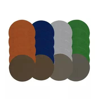 20 шт., 3 дюйма, 75 мм, влажная и сухая наждачная бумага, крючок и петля, 3000/5000/7000/10000, различное зернистость для полировки и шлифования кузова автомобиля, металла, дерева