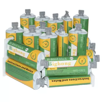 20 шт. 50 мл эпоксидный клей для герметизации высокотемпературный черный клей AB Клей 1:1 клей из смолы для 50 мл клеевого пистолета 1:1 ручной пистолет для герметизации