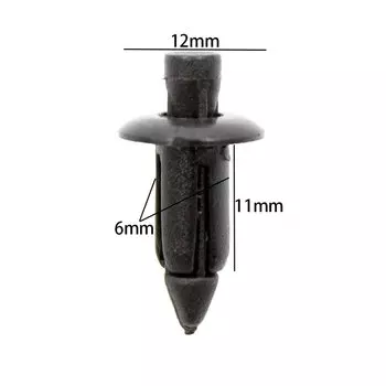 20 шт. 6 мм 6,3 мм 6,5 мм 6,8 мм 7 мм 8 мм пластиковая застежка нажимного типа, бампер, крыло, дверная панель, зажим, пряжка для Suzuki Mitsubishi Toyota