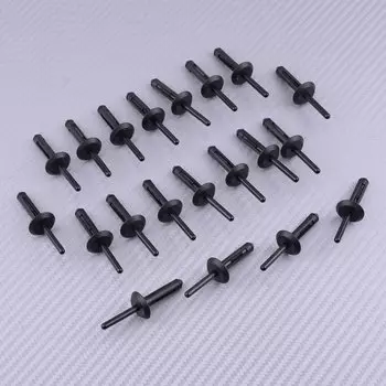 20 шт. 6 мм автомобильные колеса Арка отделка крепеж фиксаторы слепой заклепки Пластиковые 07142151750 подходит для BMW E70 X5 E71 X6