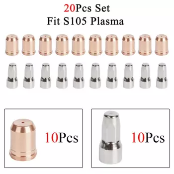 20 шт. электрод S105 PR0117 наконечник сопла PD0119 1,2 мм/1,4 мм подходит для плазменной резки расходные материалы PKG/20
