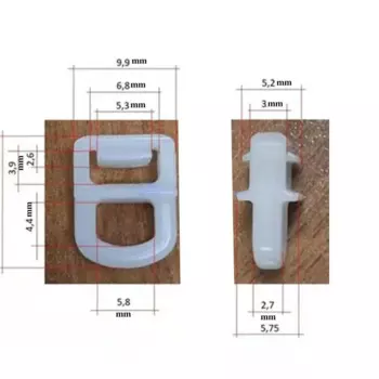 20 шт. автомобильные пластиковые зажимы для крепления для Volvo Renault Auman Dongfeng J6, шторы для грузовиков, прямые кольца для грузового шкива, заклепки