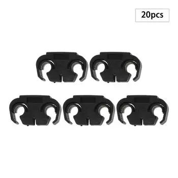 20 шт. автомобильные зажимы для шланга тормозной линии 811611797 для Audi A4 A6 S4 Bora Golf Jetta Passat Polo Skoda Octavia двойной держатель кабеля