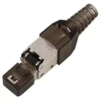 20 шт. безинструментальный экранированный разъем RJ45 Cat 7 Клеммная вилка Cat7 разъемы/Cat7 Модульные Разъемы 23/24AWG