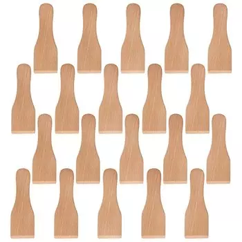 20 шт., деревянные шпатели GLANYOMI, 5 дюймов