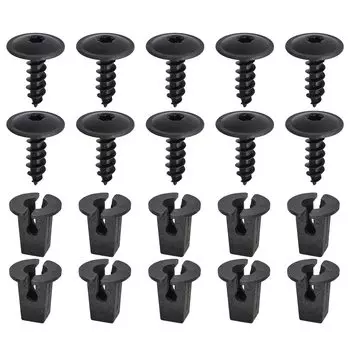 20 шт. для VW Golf Audi Seat Skoda решетка бампера юбка Torx винт болт N 90974701 Зажим для защиты от брызговика на подкладке колесной арки автомобиля 5 x 16 мм