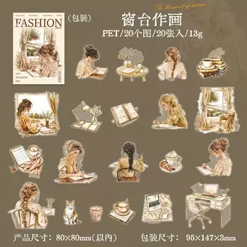 20 шт. канцелярские наклейки Alideco