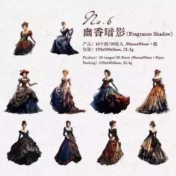 20 шт. канцелярские наклейки Alideco