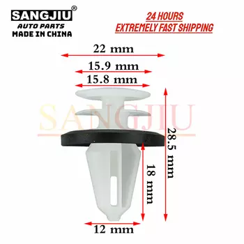 20 шт., клипса для обшивки двери для Tesla Ford Flex CMax Focus Explorer Transit Connect Escape Fusion Mustang 102540100A