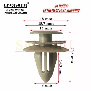 20 шт., клипсы для дверной панели Nissan Infiniti Altima Quest Sentra Murano Frontier Cube Maxima 01553-07111