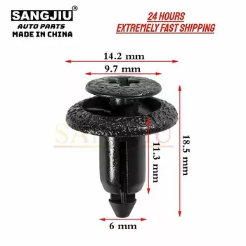 20 шт., клипсы для кулисной панели Toyota 4runner Suzuki Baleno Grand Vitara Kizashi SX4 wagr 90467-06133-CO