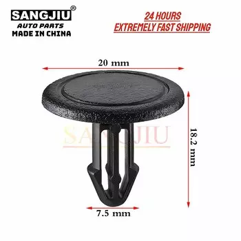 20 шт., клипсы для переднего крыла Honda Civic CRV 91501-SNA-003