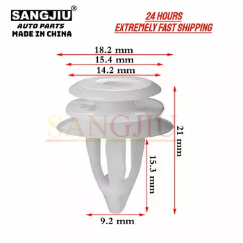 20 шт. клипсы для подкладки дверной панели, совместимые с BMW Volvo C30 XC90 Renault VW Audi 51-41-8-224-768 7701057716 6Y0867260