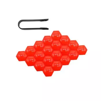 20 шт., колпачки для болтов и гаек, 17 мм