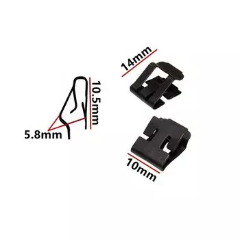 20 шт., крепежные зажимы для автомобильной консоли Honda Fit Accord Civic City CRV Odyssey