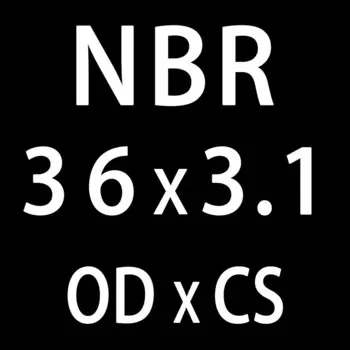 20 шт./лот резиновое кольцо NBR уплотнительное уплотнительное кольцо CS3,1 мм OD31/32/33/34/35/36/37/38/39/40 мм уплотнительное кольцо нитриловые прокладки кольца шайба-.-