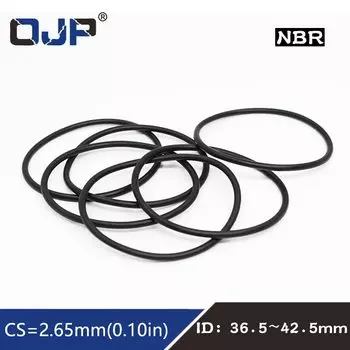 20 шт./лот резиновое кольцо NBR уплотнительное уплотнительное кольцо толщиной 2,65 мм ID36,5/37,5/38,7/40/41,2/42,5 мм нитриловое уплотнительное кольцо уплотнительное кольцо шайба