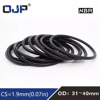 20 шт. резиновые кольца NBR O-Ring OJP CS1.9mm OD31/32/33/34/35/36/37/38/39/40 мм
