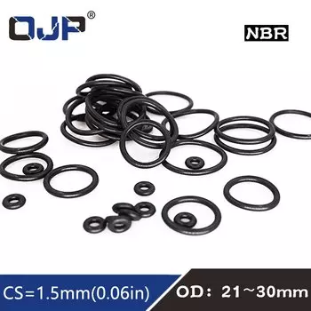 20 шт./лот резиновым кольцом черный NBR уплотнения-хомут с круглым воротником для мальчиков и девочек CS1.5mm OD21/22/23/24/25/26/27/28/29/30 мм уплотнительное кольцо шайба