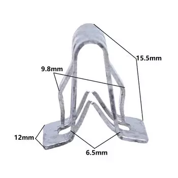20 шт. металлические зажимы для панели центральной консоли приборной панели типа U