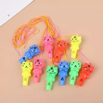 20 шт. пластиковые милые кошачьи свистки
