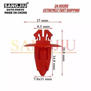 20 шт. молдинговый зажим для крыла, совместимый с Toyota Land cruiser Tacoma HighLander Suzuki APV CARRY GRAND VITARA 90904-67037