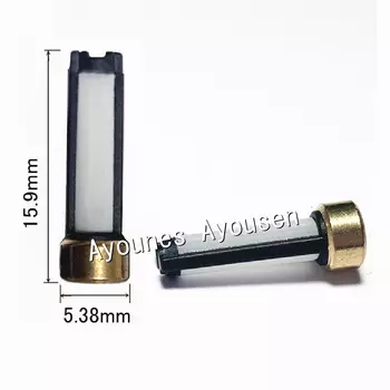 20 шт., нейлоновая сетка, микрофильтр диаметром 5,38 мм для топливных форсунок GDI (AY-F1050)