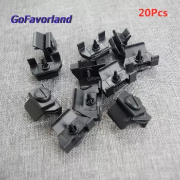 20 шт. нейлоновый бампер крепеж для покрытия фиксаторы отделка 53879-50020 для Lexus GS IS LS 2007-On