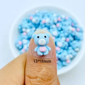 20 шт. мини медвежат из полимера MATE BIRDS для скрапбукинга