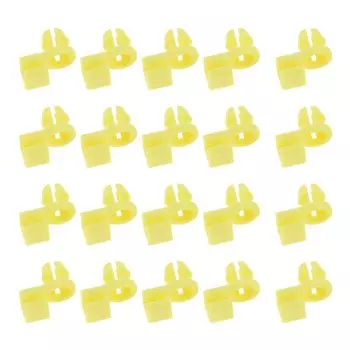 20 шт., пластиковые автомобильные общие двигатели, маленькая кнопка замка, центральная застежка для замка, крючки для дверного замка автомобиля, зажимы