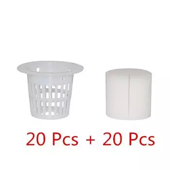 20 шт., пластиковые сетчатые горшки для рассады Adhere To Fly