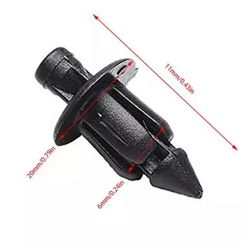 20 шт., пластиковые заклепки для крепления мотоцикла