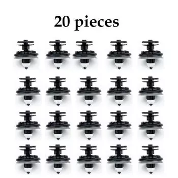 20 шт., пластиковые заклепки для VW Volkswagen Audi Touran Tiguan Golf Passat Polo