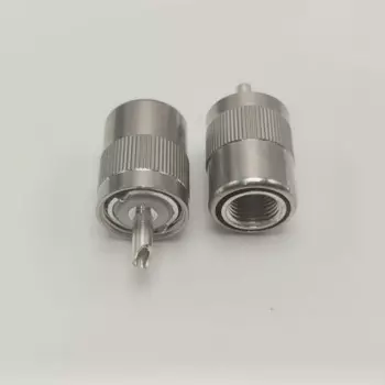 20 шт. разъем UHF Male PL259 штекер припоя RG5 RG6 5D-FB LMR300 кабель серебряный адаптер