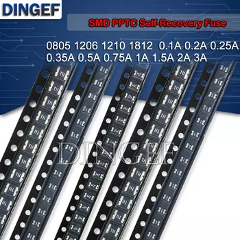 20 шт. Самовосстанавливающиеся предохранители SMD DNIGEF PPTC 0603 0805 1206 1210 1812 0,1-3 А
