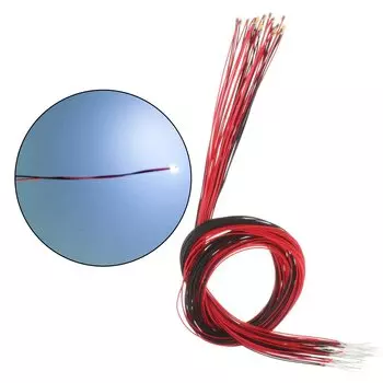 20 шт. SMD проводные светодиодные поводки модель поезда предварительно припаянные микро проводные фонари 30 см 6 цветов для сцены модели мотоцикла поезд/railway