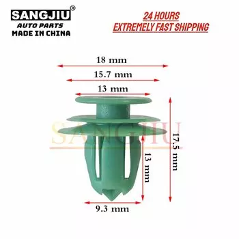 20 шт. совместимы с Honda Odyssey CR-Z Civic CR-V HR-V Crosstour Accord Pilot подходят для обшивки дверной панели 91560-SZW-003