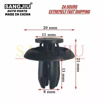 20 шт. совместимы с моделями Mazda CX-3 CX-5 CX-9 MX-5 Miata 384 вариации Toyota Scion Yaris зажимы для крыльев B45A-56-146A