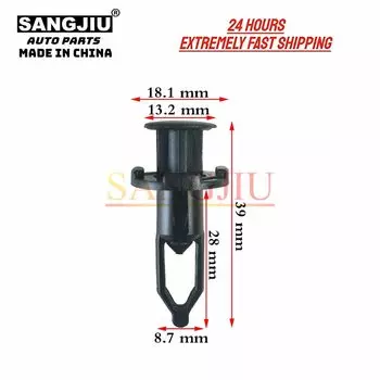 20 шт. совместимы с зажимами для бампера Toyota Hilux 4Runner Celica Camry Tercel Jaguar Ftype Stype Xtype XF XJ XK 52161-16010