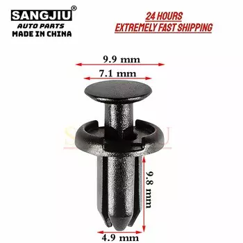 20 шт., совместимые с Toyota CHR Venza Sienna Prius Corolla Avalon Scion Tacoma Prius, зажимы для бампера 90467-05170