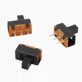 20 шт. SS12F17G5 3-контактный тумблер SS12F17 с ручкой высотой 5 мм ползунковый переключатель DIP