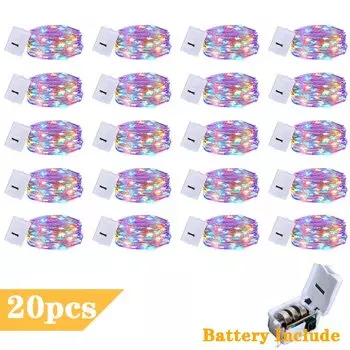 20 шт. Светодиодных гирлянд из медной проволоки STUXMOS