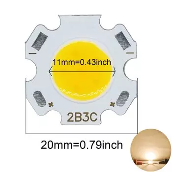 20 шт. Теплые светодиодные лампы DT&ZM COB 3-10 Вт