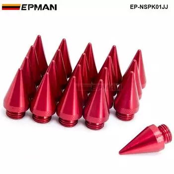 20 шт. универсальные алюминиевые расширенные шипы для тюнера, наконечник копья для колес, дисков, гайки Jdm Racing EP-NSPK01JJ