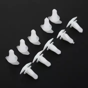 20 шт., уплотнитель для дверей и резиновое уплотнение багажника, зажимы для отделки, подходят для отверстия 6 мм 91530-SP1-003 для Honda Accord Civic CRV Acura 3,5RL