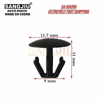 20 шт., уплотнительные зажимы для мотоциклетного капота Honda Integra Civic preвстроенное аккорд интуитирование Accord Crosstour 91518-SM4-003