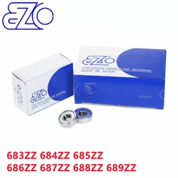 20 шт. высокоскоростной японский подшипник EZO 683 684 685 686 687 688 ZZ 3x7x3 4x9x4 5x11x5 6x13x5 7x14x5 8x16x5 9x17x5 мм