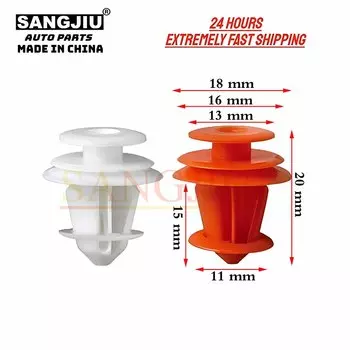 20 шт., зажимы для багажных дверей на крышу Toyota Lexus Corolla Sienna Для Avalon Highlander Nissan Pathfinder 62489-0E010